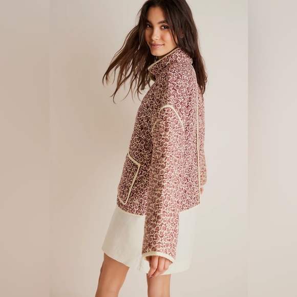 NWT Free People Chloe Quilted Floral Jacket - Picture 3 of 7